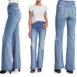 Rag and Bone Justine Wide Leg High Waist Jeans